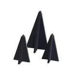 Maxbell Jewelry Showcase Rack Retail Jewelry Towers Durable Earring Organizer Holder black 3pcs