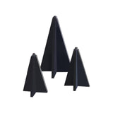 Maxbell Jewelry Showcase Rack Retail Jewelry Towers Durable Earring Organizer Holder black 3pcs