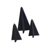 Maxbell Jewelry Showcase Rack Retail Jewelry Towers Durable Earring Organizer Holder black 3pcs