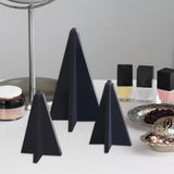 Maxbell Jewelry Showcase Rack Retail Jewelry Towers Durable Earring Organizer Holder black 3pcs