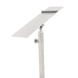 Maxbell 2xShoes Display Stand Anti Slip Durable Men Leather Shoe Shelf for Desktop Shop Sliver