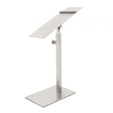 Maxbell 2xShoes Display Stand Anti Slip Durable Men Leather Shoe Shelf for Desktop Shop Sliver