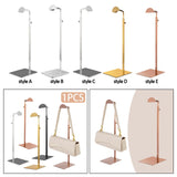 Maxbell 2xBag Display Rack Multipurpose Sturdy Hat Display Rack for Boutique Shop style A