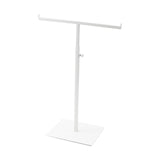 Maxbell Purse Display Stand Props Multiuse Scarf Handbag Rack for Shop Store Counter White