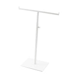 Maxbell Purse Display Stand Props Multiuse Scarf Handbag Rack for Shop Store Counter White