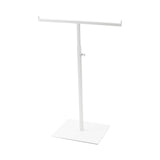 Maxbell Purse Display Stand Props Multiuse Scarf Handbag Rack for Shop Store Counter White