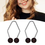 2Pcs Smile Trainer Training for Women Girls Exercise Device Beauty Exerciser Black