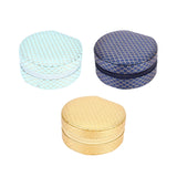 Maxbell Jewelry Organizer Case PU Leather Jewelry Travel Box for Necklace Rings Home Light blue