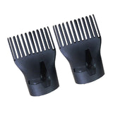 2 Pieces Hair Dryer Nozzle Universal Interface for Women Girls Styling Tools