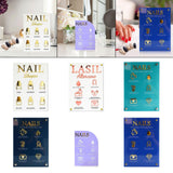 Maxbell 2 Piece Nail Tip Display Board Manicure Display for Nail Salon Nail Art Tool
