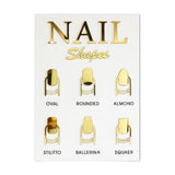 Maxbell 2 Piece Nail Tip Display Board Manicure Display for Nail Salon Nail Art Tool