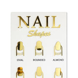 Maxbell 2 Piece Nail Tip Display Board Manicure Display for Nail Salon Nail Art Tool