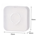 Maxbell Maxbell Makeup Powder Puff Holder Case Portable Makeup Sponge Holder for Girls Women White