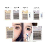 Maxbell Maxbell Fake Eye Lashes Makeup DIY Individual Lash Clusters for Party Wedding Dating style A