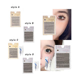 Maxbell Maxbell Fake Eye Lashes Makeup DIY Individual Lash Clusters for Party Wedding Dating style A