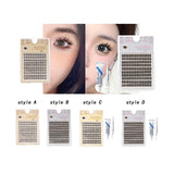 Maxbell Maxbell Fake Eye Lashes Makeup DIY Individual Lash Clusters for Party Wedding Dating style A