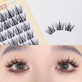 Maxbell Maxbell Fake Eye Lashes Makeup DIY Individual Lash Clusters for Party Wedding Dating style A