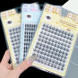 Maxbell Maxbell Fake Eye Lashes Makeup DIY Individual Lash Clusters for Party Wedding Dating style A