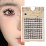 Maxbell Maxbell Fake Eye Lashes Makeup DIY Individual Lash Clusters for Party Wedding Dating style A