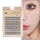 Maxbell Maxbell Fake Eye Lashes Makeup DIY Individual Lash Clusters for Party Wedding Dating style A