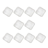 Maxbell Maxbell 10 Pieces Press on Nail Packing Boxes for DIY Nail Storage Nail Tips Display XL transparent