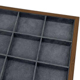 Maxbell Jewelry Storage Tray Elegant for Drawer Showcase for Necklace Brooches Watch 12 grid