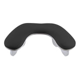 Maxbell Maxbell U Shape Nail Arm Rest PU Leather Nail Hand Rest for Home DIY Home Nails Tech Black