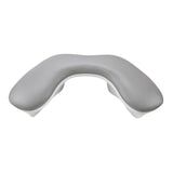 Maxbell U Shape Nail Arm Rest PU Leather Nail Hand Rest for Home DIY Home Nails Tech Gray