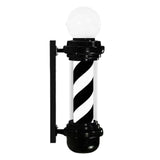 Maxbell Maxbell Barber Pole Light Sturdy Salon Open Sign Light for Indoor Hair Salon Outside black and white