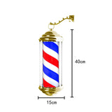 Maxbell Maxbell Barber Pole Light Classic Barber Shop Pole LED for Indoor Outdoor Hair Salon 40 red blue white