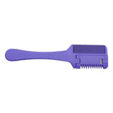 Maxbell Maxbell Hair Razor Comb 2 in 1 Hair Cutter Razor Comb for Salon Hair Cutting Styling violet