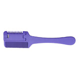 Maxbell Maxbell Hair Razor Comb 2 in 1 Hair Cutter Razor Comb for Salon Hair Cutting Styling violet