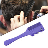 Maxbell Maxbell Hair Razor Comb 2 in 1 Hair Cutter Razor Comb for Salon Hair Cutting Styling violet