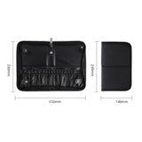 Maxbell Maxbell Cosmetic Bag Large Capacity Brush Organizer Practical Makeup Brush Organizer Cross pattern