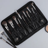 Maxbell Maxbell Cosmetic Bag Large Capacity Brush Organizer Practical Makeup Brush Organizer Cross pattern