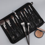 Maxbell Maxbell Cosmetic Bag Large Capacity Brush Organizer Practical Makeup Brush Organizer Cross pattern