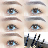 Maxbell Maxbell Eyebrow Pencil with Brush Beginners Brow Pencil for Women Girlfriend Couples khaki brown