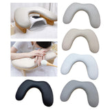Maxbell Maxbell Nail Hand Rest Comfortable Multifunction Portable Removable Manicure Armrest Milk Coffee Color