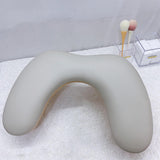 Maxbell Maxbell Nail Hand Rest Comfortable Multifunction Portable Removable Manicure Armrest Milk Coffee Color