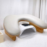 Maxbell Maxbell Nail Hand Rest Comfortable Multifunction Portable Removable Manicure Armrest Milk Coffee Color