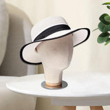 Maxbell Maxbell Hat Rack Multifunctional Cap Stand for Salons Homes Smooth Surface Accessory Argent Bottom