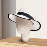 Maxbell Maxbell Hat Rack Multifunctional Cap Stand for Salons Homes Smooth Surface Accessory Argent Bottom