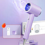 Maxbell Maxbell Portable Hair Dryer Powerful 2400W Home Salon Traveling Use Ionic Blow Dryer violet