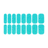 Maxbell Maxbell 16 Pieces Full Nail Wraps Gifts Beauty Cured Gel Nail Strips for Women Salon Green