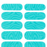 Maxbell Maxbell 16 Pieces Full Nail Wraps Gifts Beauty Cured Gel Nail Strips for Women Salon Green