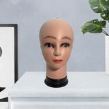 Maxbell Maxbell Wig Hat Display Holder Female Mannequin Head Model for Home Salon and Travel