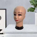 Maxbell Maxbell Wig Hat Display Holder Female Mannequin Head Model for Home Salon and Travel