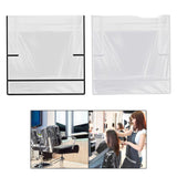 Maxbell 2xHair Salon Chair Cover Chair Backrest Protective Cover for Office Home Salon Black Edge