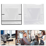 Maxbell 2xHair Salon Chair Cover Chair Backrest Protective Cover for Office Home Salon Black Edge