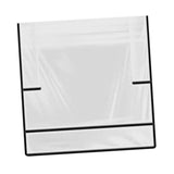 Maxbell 2xHair Salon Chair Cover Chair Backrest Protective Cover for Office Home Salon Black Edge